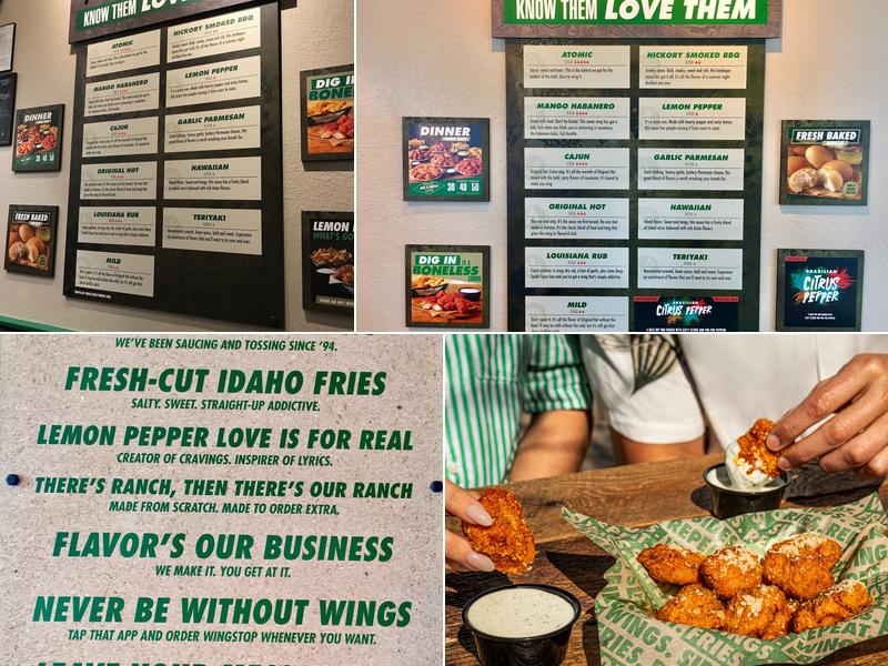 Wingstop Menu