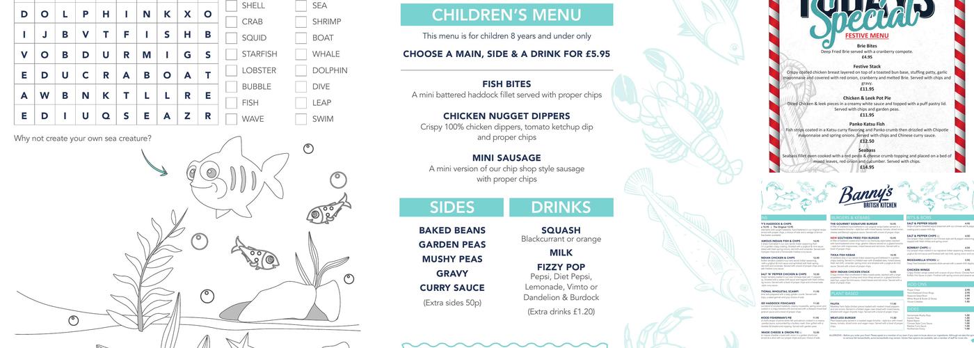 Boundary Outlet Colne Menu