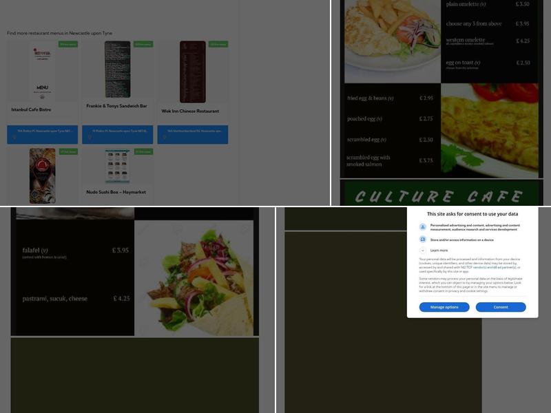 Frankie & Tony’s Sandwich Bar Menu