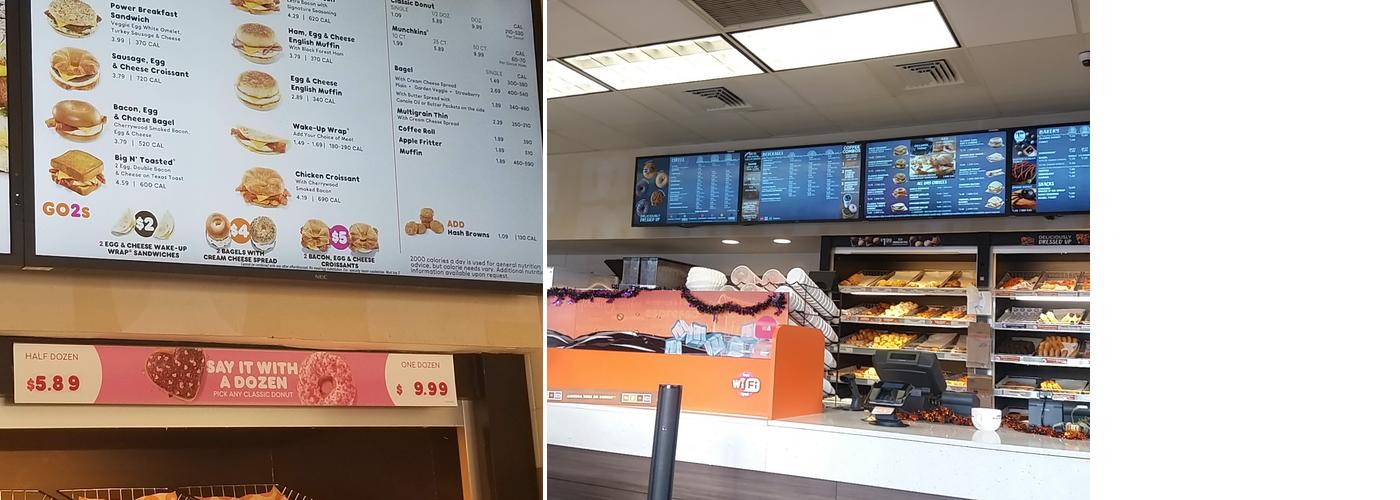 Dunkin' Menu