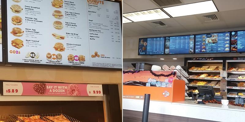 Dunkin' Menu