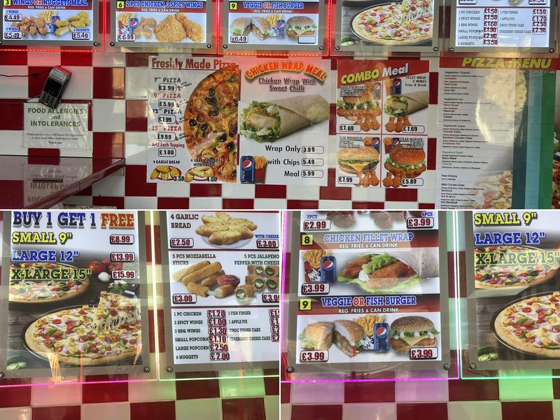 Star Kebab & Pizza Menu
