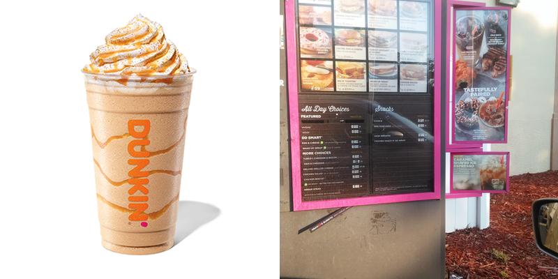 Dunkin' Menu