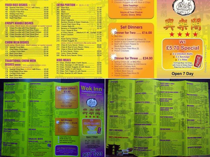 Wok Inn Menu