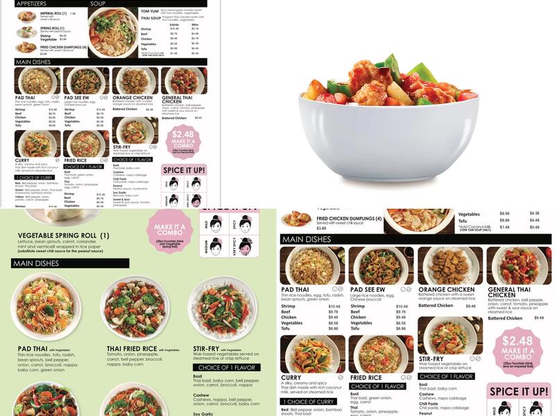 Thai Express Menu