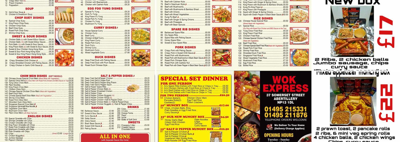 wok express Menu