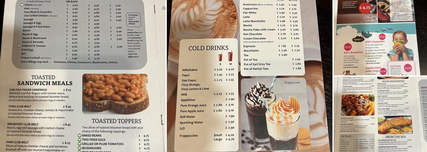 Jenny's Cafe & Restaurant Menu