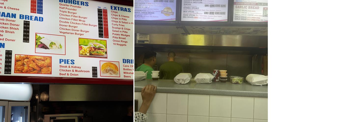 Istanbul Kebab and Pizza House Menu