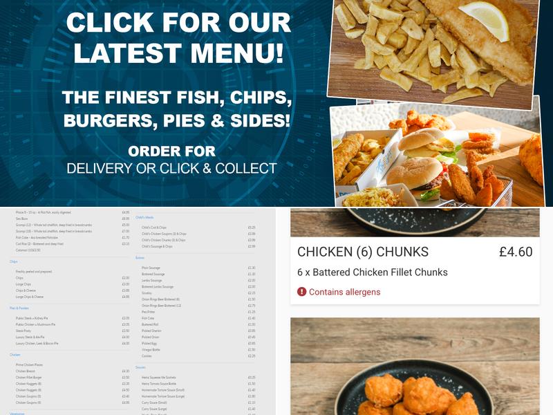 Daniels Fish & Chips Menu