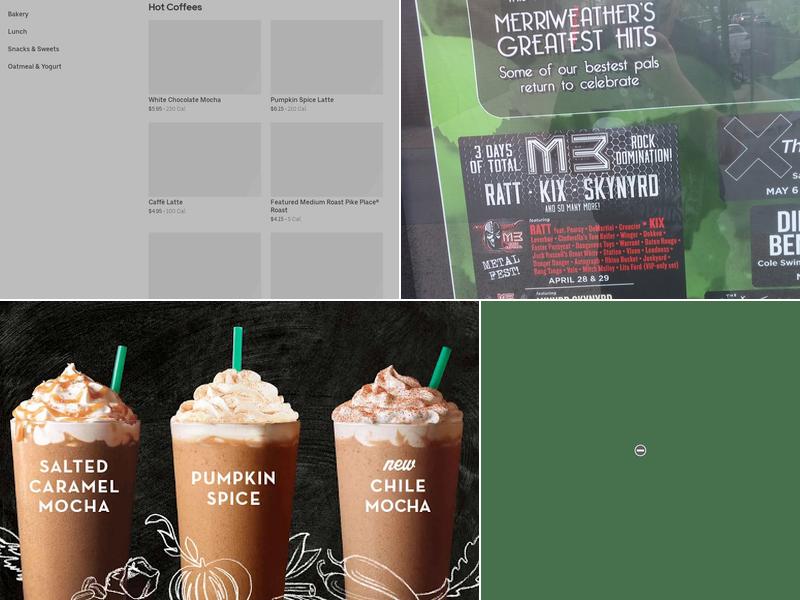 Starbucks Menu