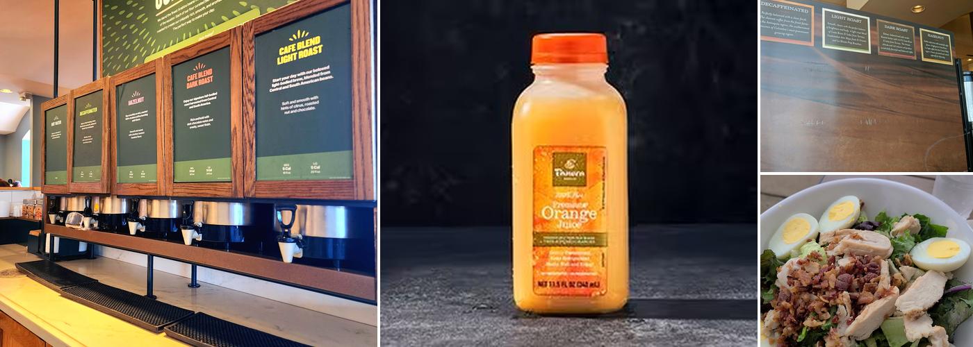 Panera Bread Menu