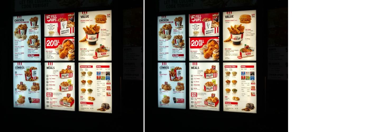 KFC Menu