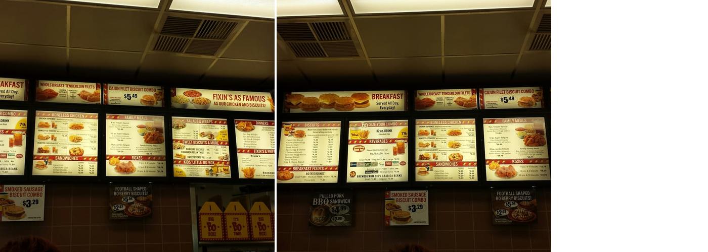Bojangles Menu