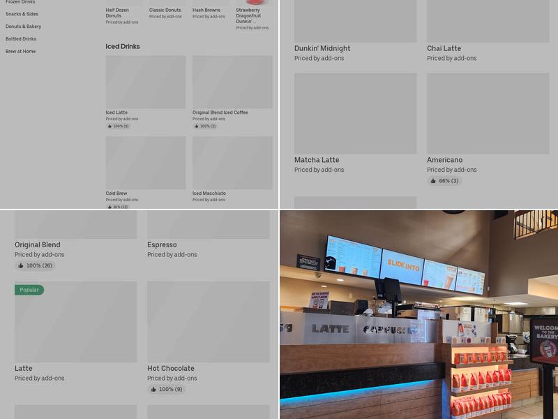 Dunkin' Menu