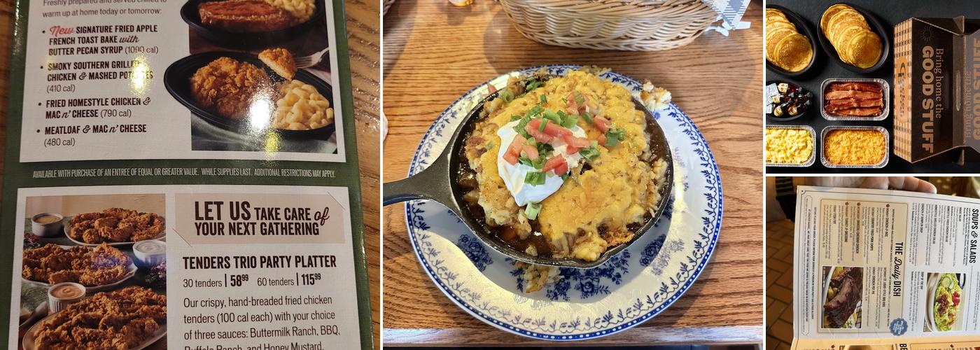 Cracker Barrel Old Country Store Menu