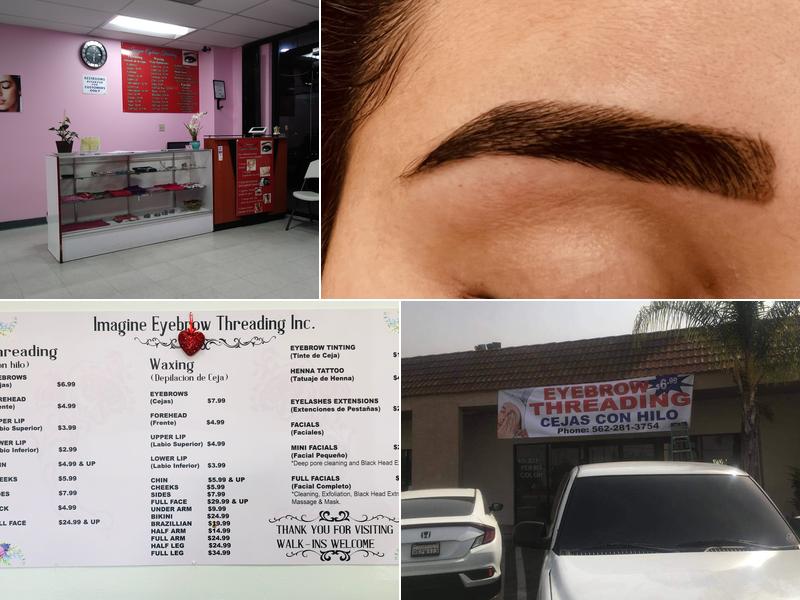 Imagine eyebrow threading