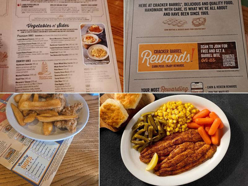 Cracker Barrel Old Country Store Menu