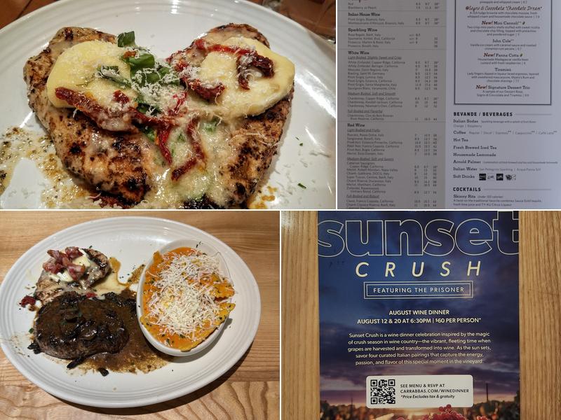 Carrabba's Italian Grill Menu