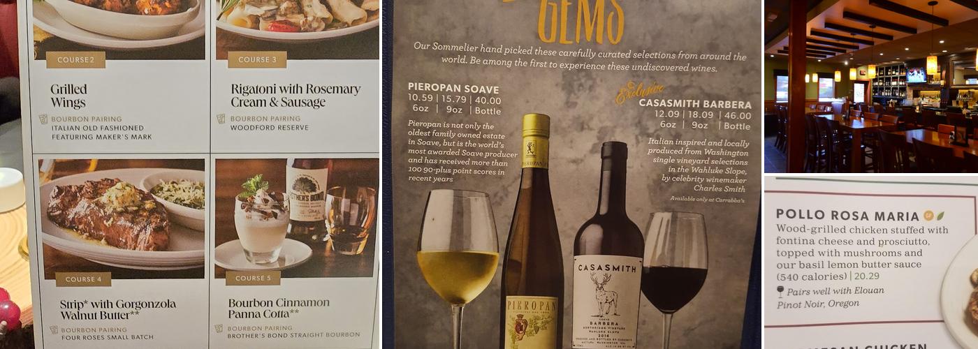 Carrabba's Italian Grill Menu