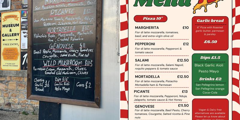 Dough Hatch Pizza Menu