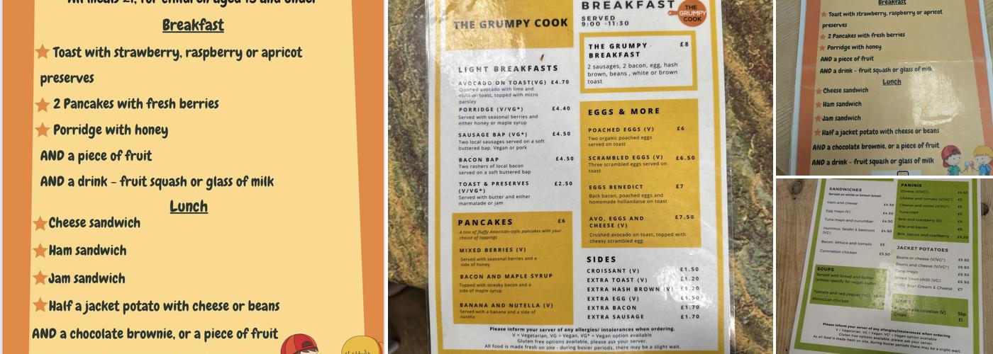 The Grumpy Cook Menu