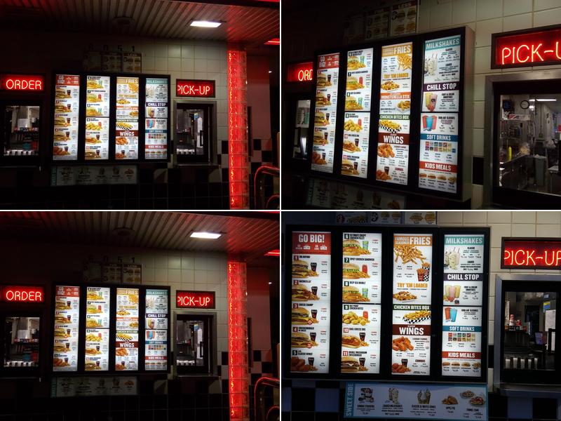 Checkers Menu