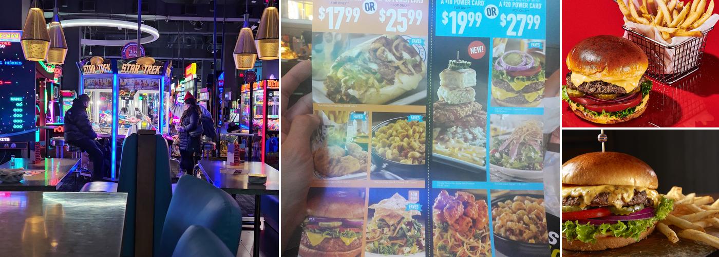 Dave & Buster's Silver Spring Menu