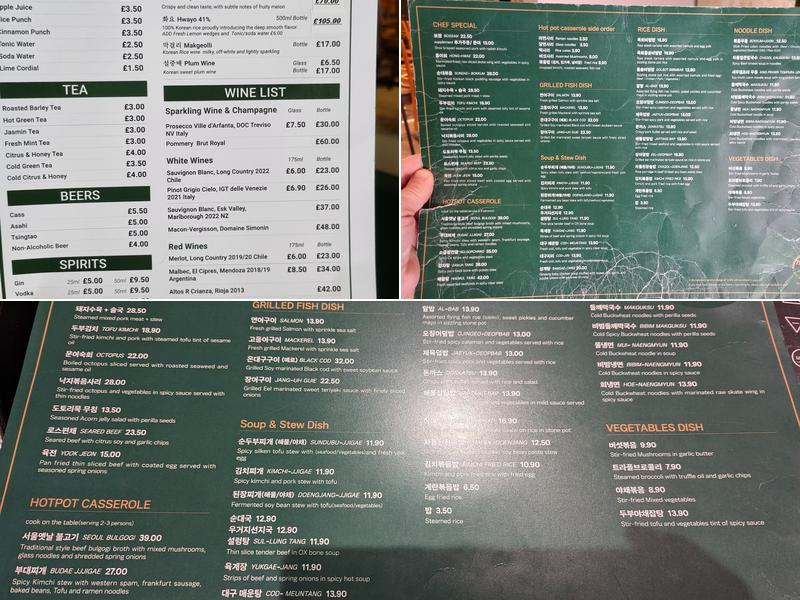 Cahchi Restaurant Menu