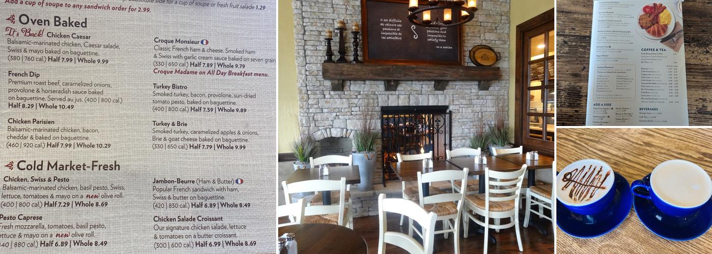 la Madeleine Menu