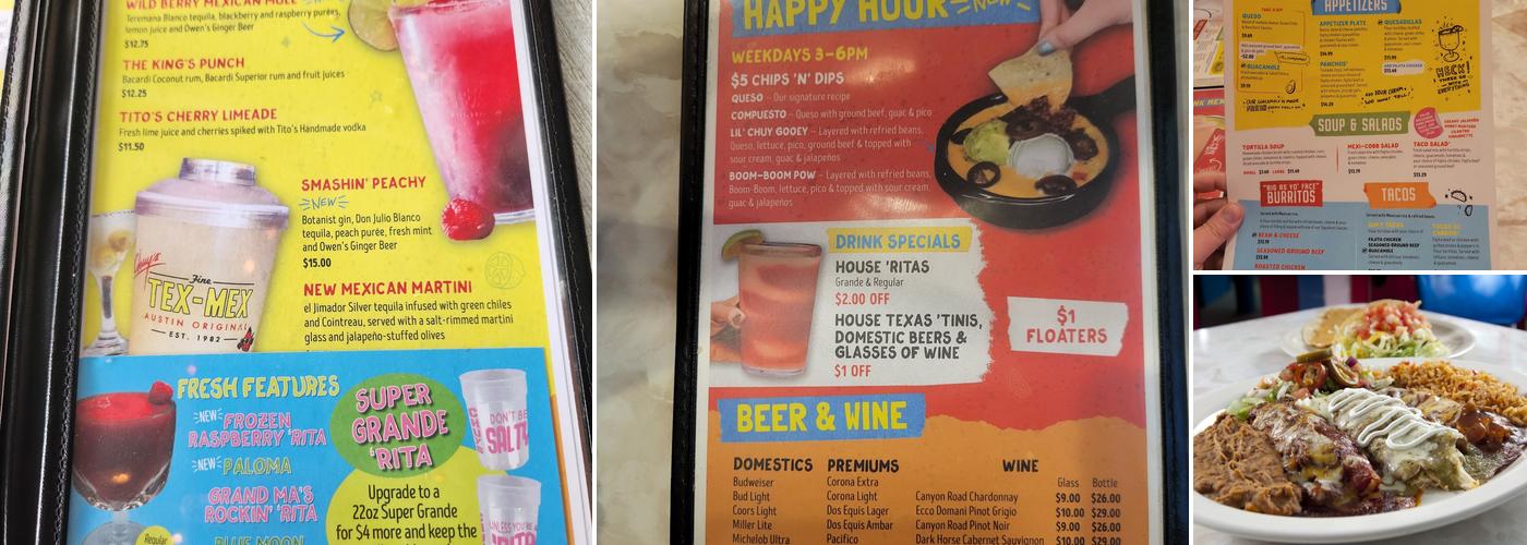 Chuy's Menu