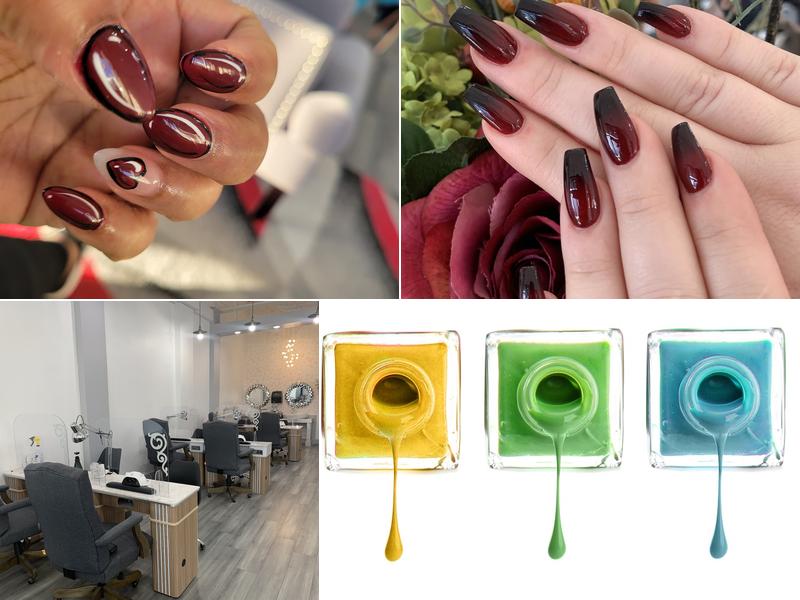 Pink Petal Mani Pedi