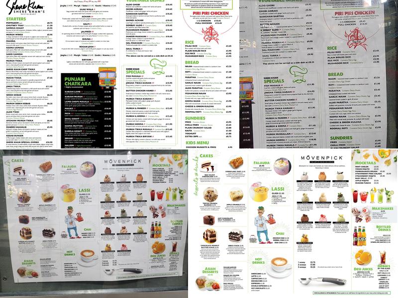 Shere Khan's Star City Menu