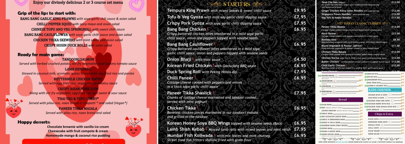 BK's SaAnu-Inn Menu