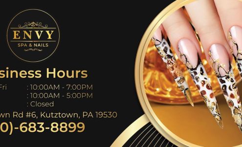 Envy Spa & Nails 15100 Kutztown Rd #6, Kutztown Pennsylvania 19530