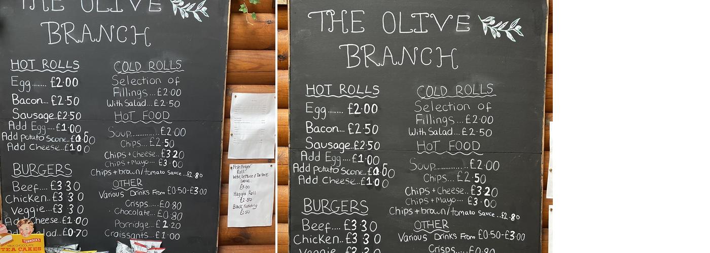 The Olive Branch Arrochar Menu