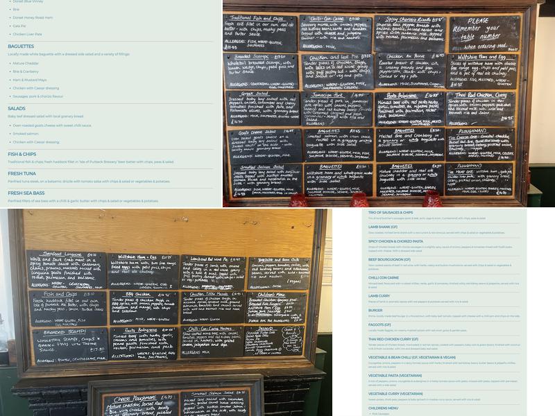 Bankes Arms Inn Studland Menu