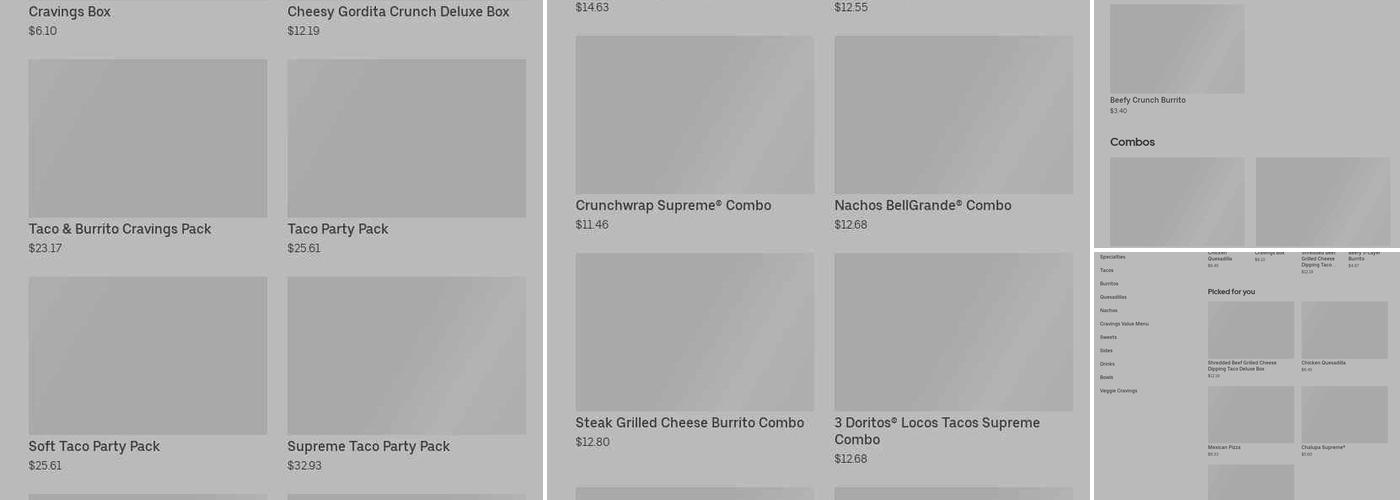 Taco Bell Menu