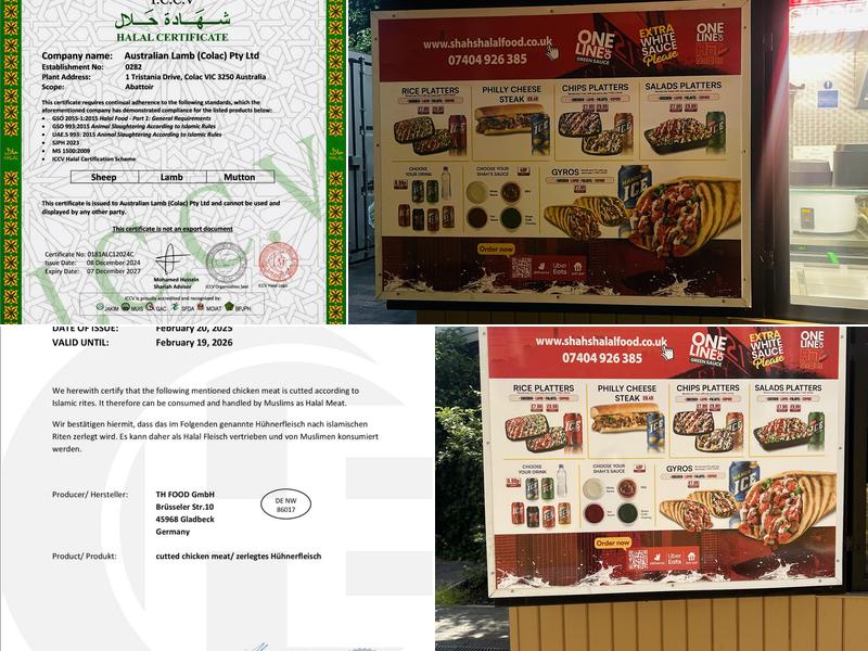 Shah's Halal Food High Wycombe Menu