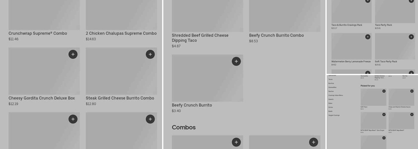Taco Bell Menu
