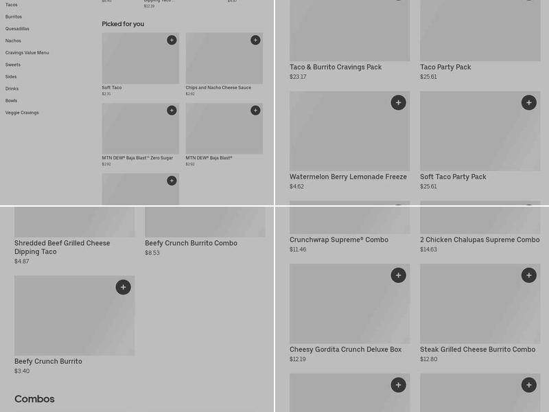 Taco Bell Menu