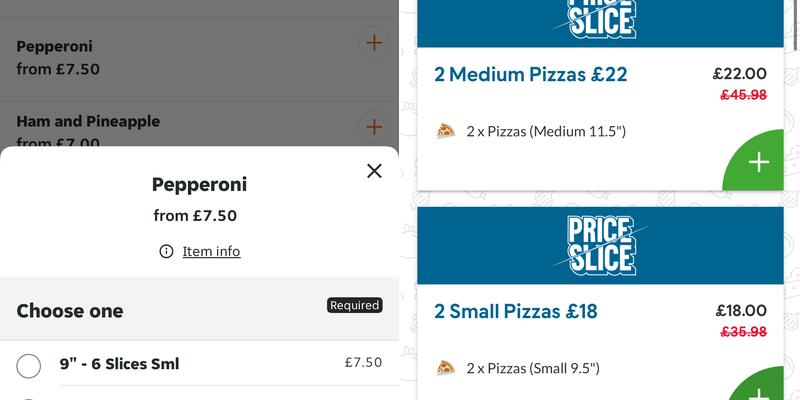 Allo Pizza & Pasta Menu