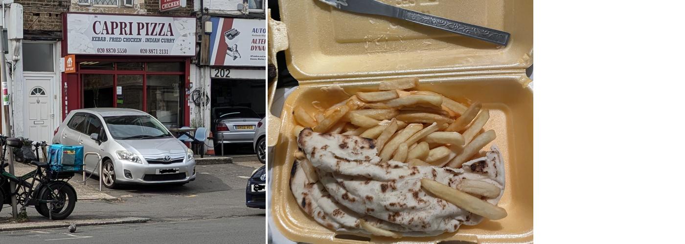 Capri Pizza kebab and fried chicken