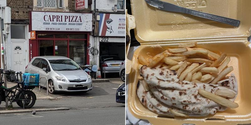Capri Pizza kebab and fried chicken