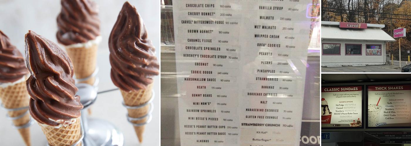 Carvel Menu
