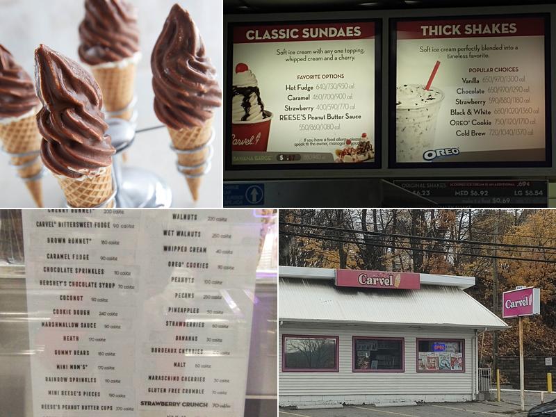 Carvel Menu