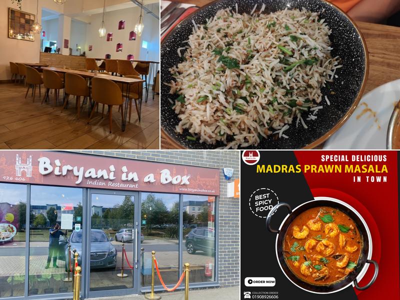 Biryani in a Boxx Indian Restaurant