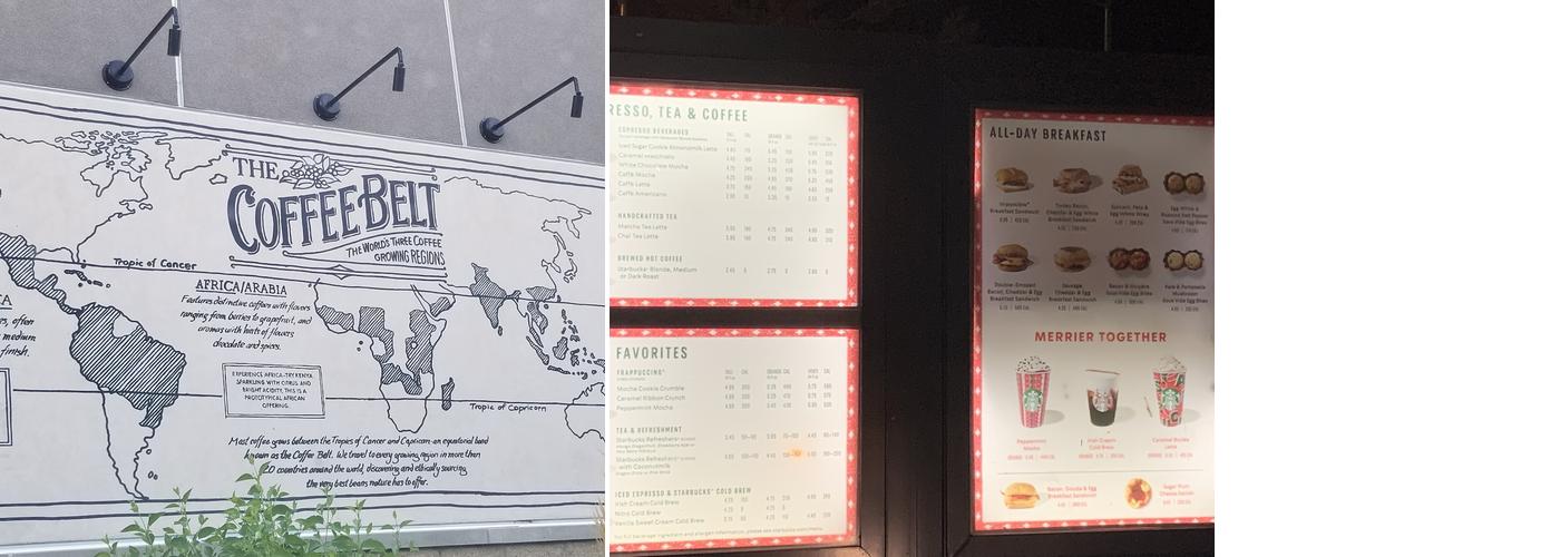 Starbucks Menu