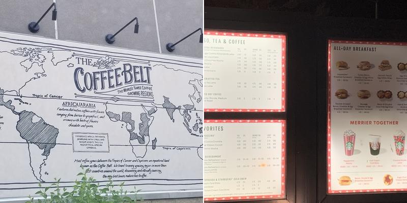 Starbucks Menu