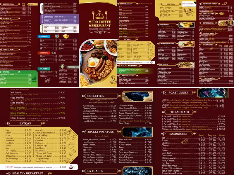 Medo Coffee & Restaurant Menu