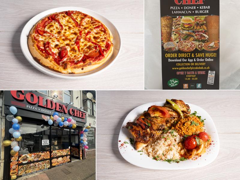 Golden Chef Kebab Pizza